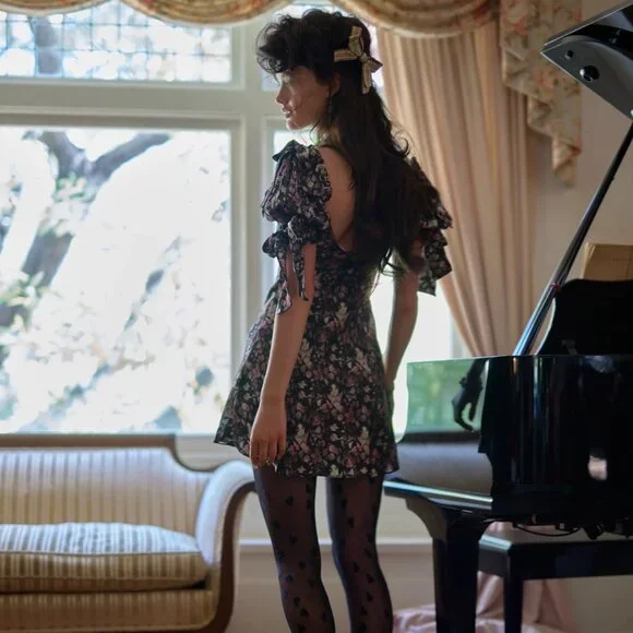 Selkie Tuxedo Mini Poet Slip - XS, XL / NWOT - Picture 3 of 9